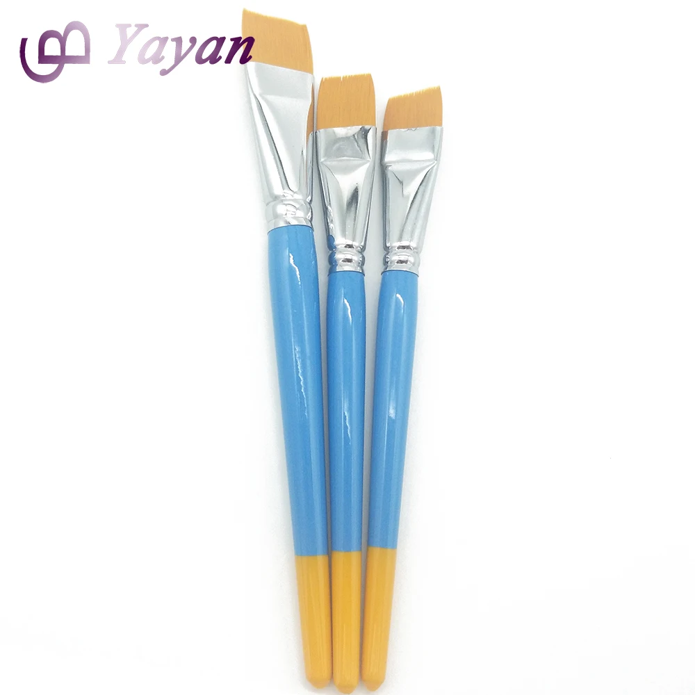 1 Inch Flat Painting Brush China Nylon Paint Brushes