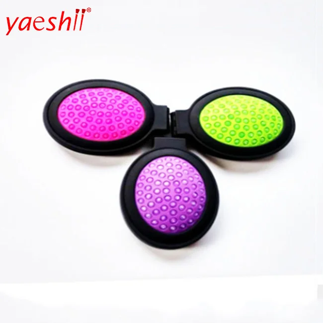 YAESHII Easy to use Mini Foldable hairbrush with mirror for girls