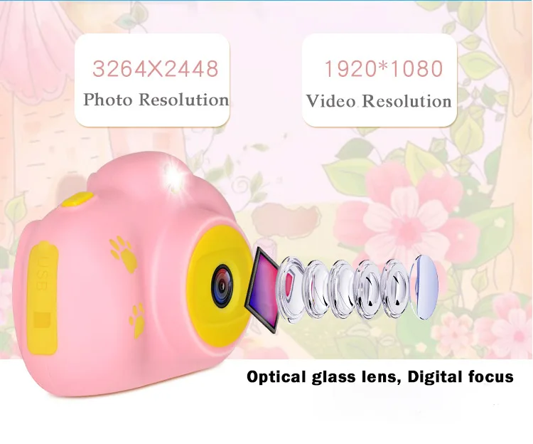Cute Children Cameras Mini Camcorder Girls Kids Digital Camera For Kids