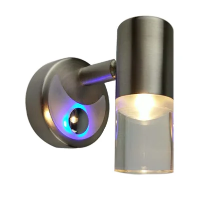 Professional manufacturer 1w 12v LED Swivel Reading Light Blue & White Light for Campervan/Motorhome/Caravan