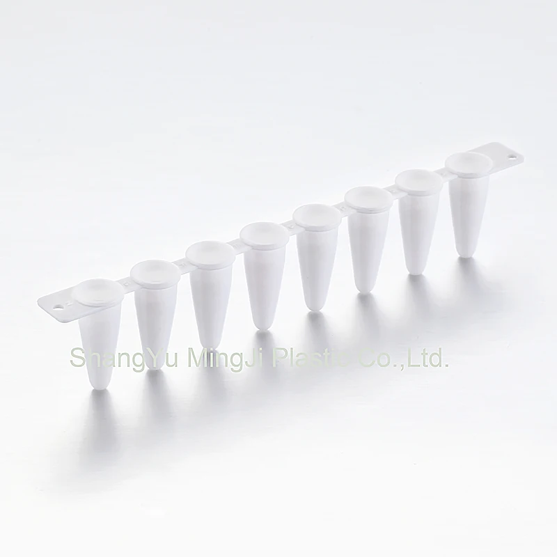 Biochemical lab research 0.1ml 8 - strip PCR tubes