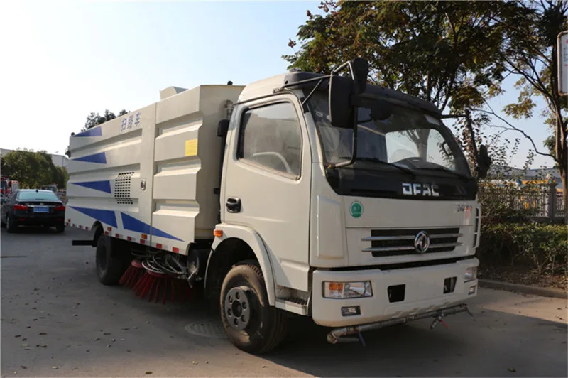 dongfeng DFAC brand LHD RHD multi-function road washing and sweeping truck sweeper truck