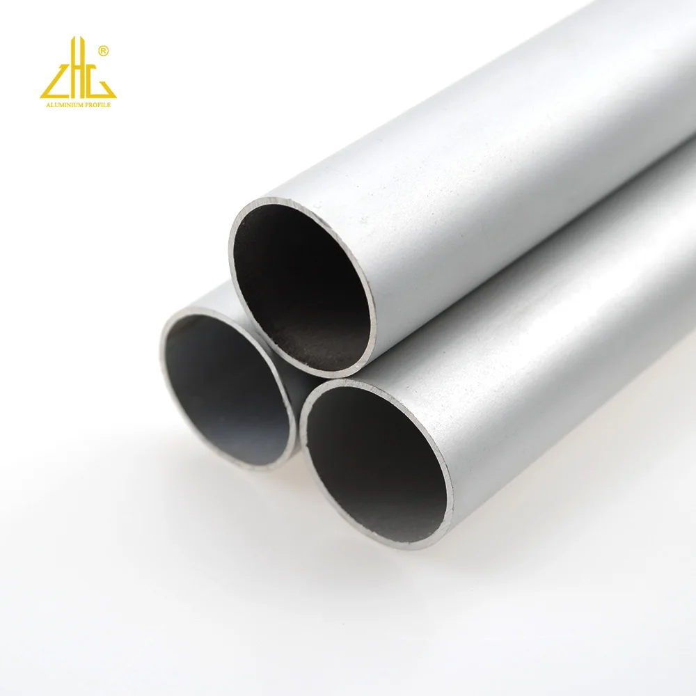 Manufacturer Offer Mill Anodizing Matt Silver White Aluminum Pipe Prices Low Extrusion Profiles