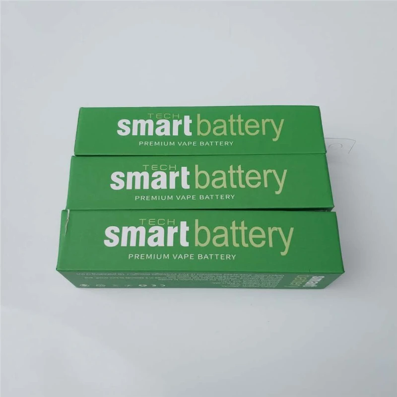 Hot SmartCart Battery Green Smart Carts 380mAh Preheat Variable Voltage Bottom USB Charger Blister Box Vape Battery Kit