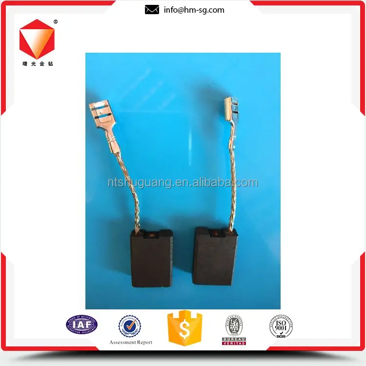 Top supplier low density carbon brushes for hilti motors
