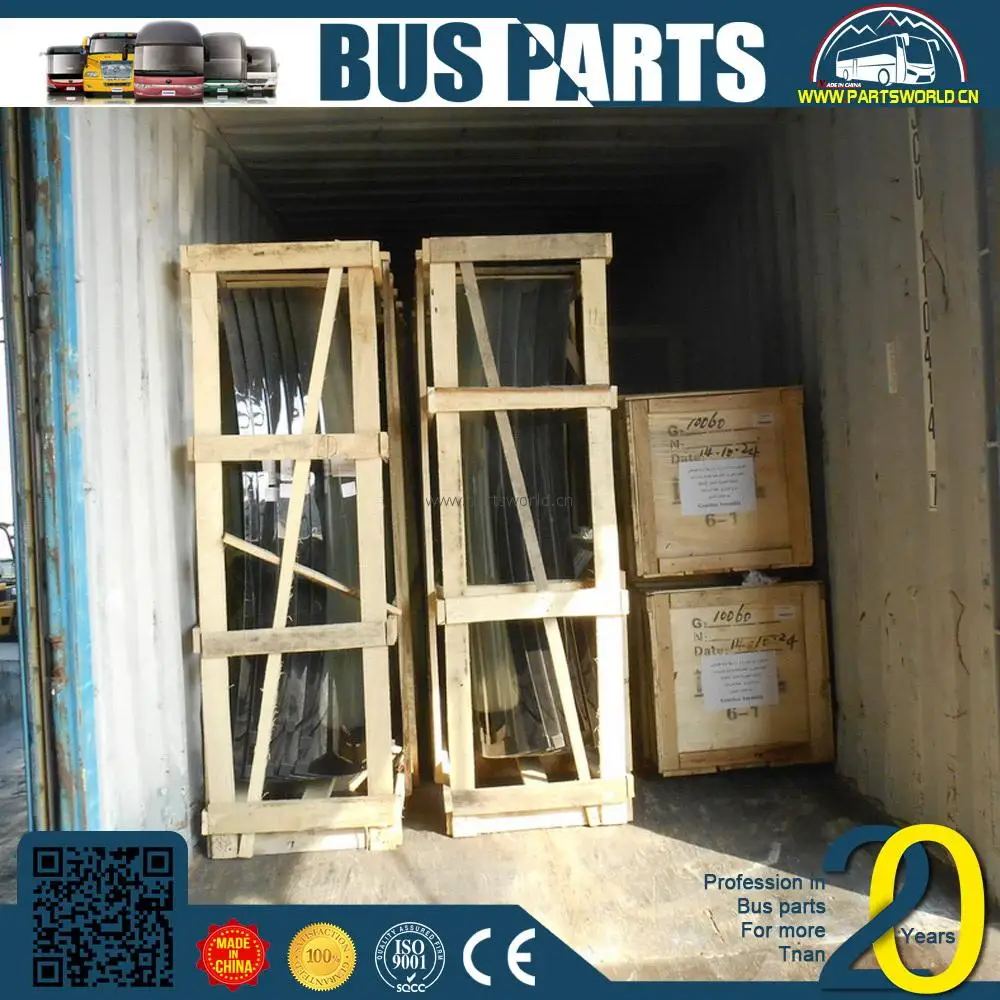 DongFeng parts yutong zk6127 bus glass winshield windshield ZONDA,