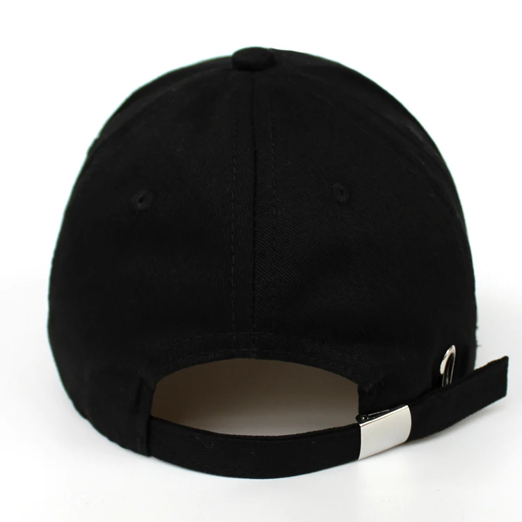 100% pure cotton high quality 5 panel outdoor baseball cap hat whole custom adjustable metal slide buckle Fashion baseball cap