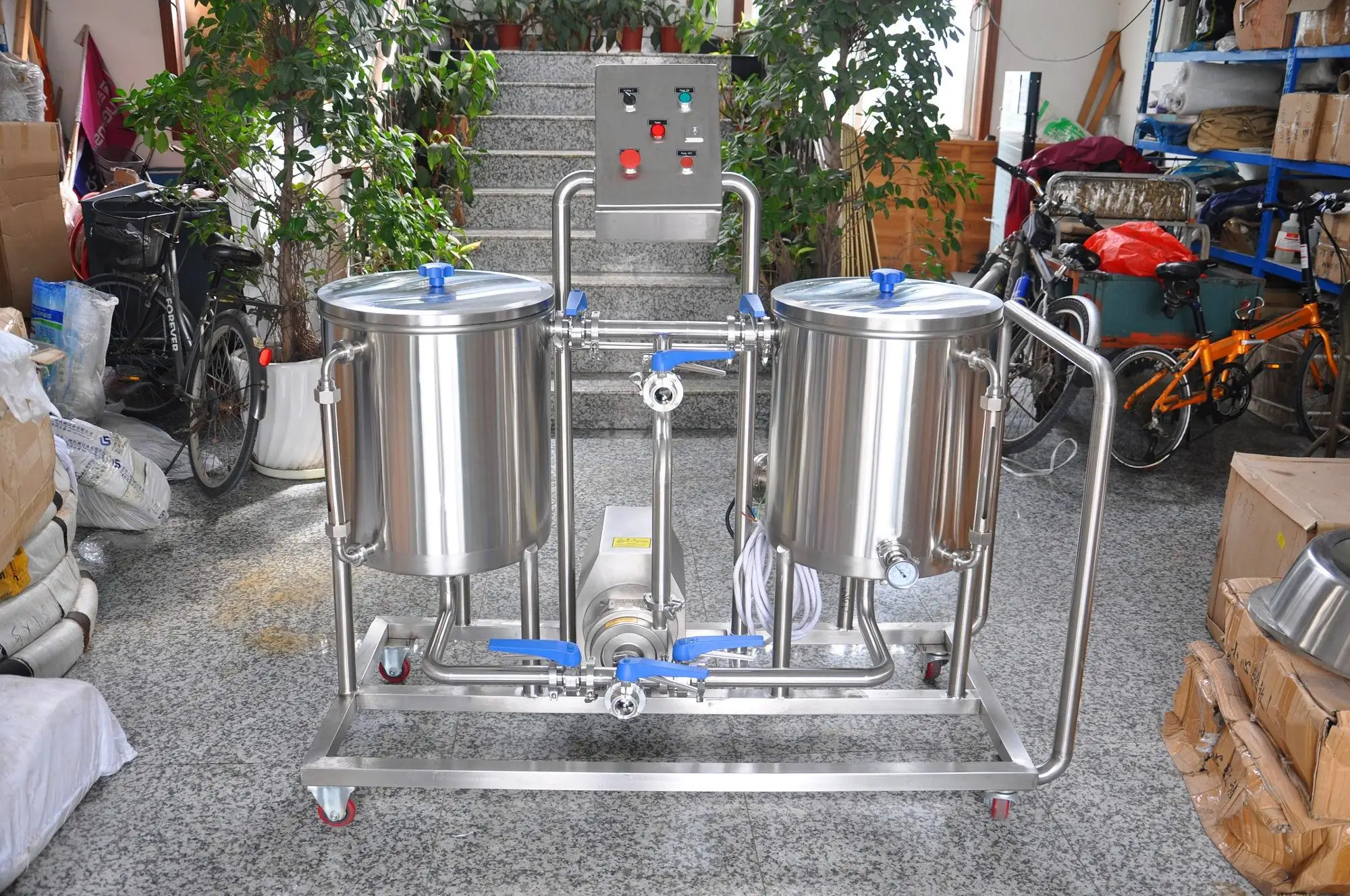 Stainless steel Clean in place system CIP cleaning machine station automatic Portable Cleaning CIP System