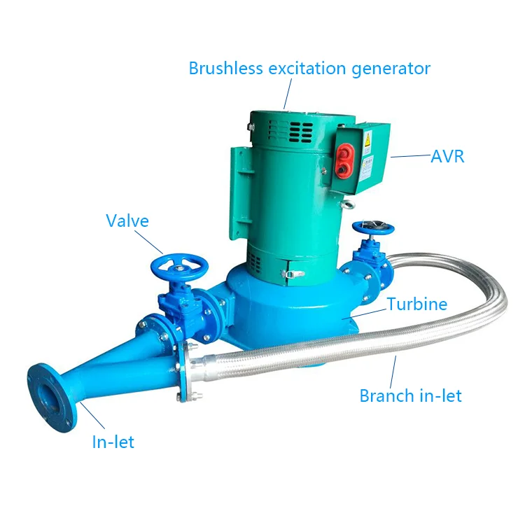 high head vertical micro hydroelectric mini pelton water wheel