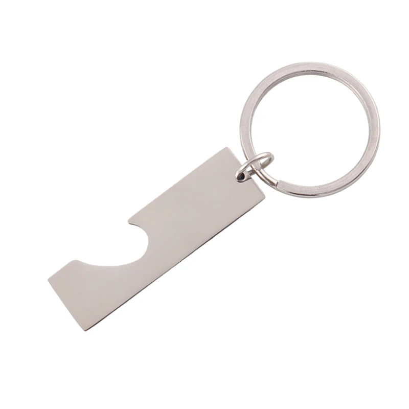 Personalized Chap Blank Stamping Stainless Steel Keychain
