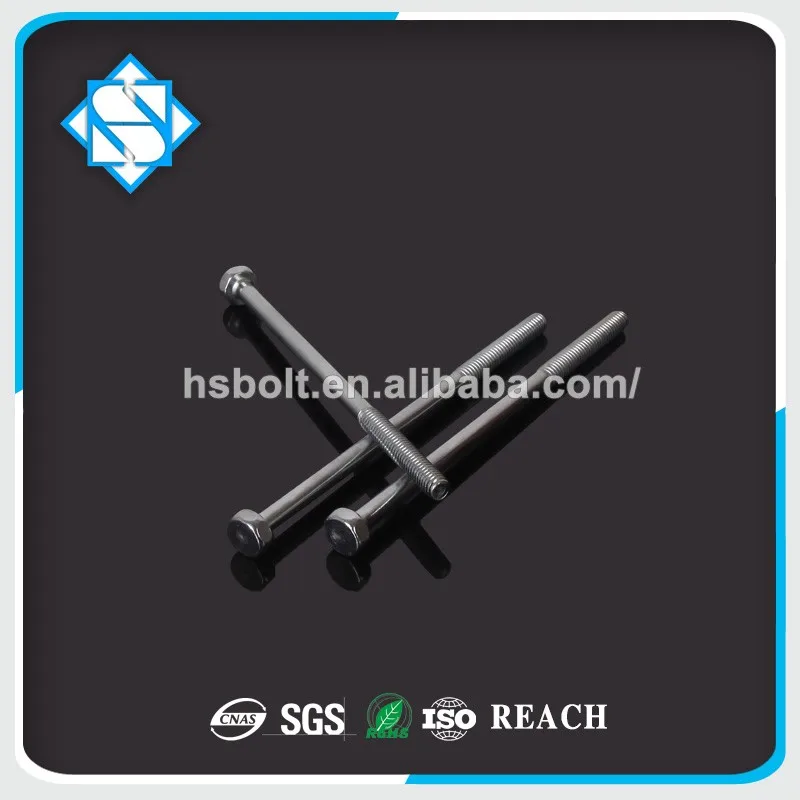 Din 933 Grade 8.8 Zinc Plated High Tensile Hexagon Head Bolt Corrosive Resistance Machine Screw