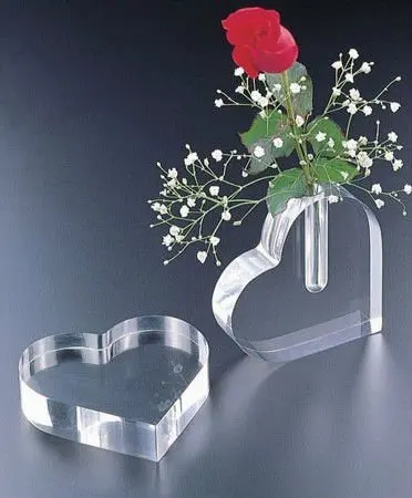 Современная квадратная акриловая подставка для ваз офисного стола оптом