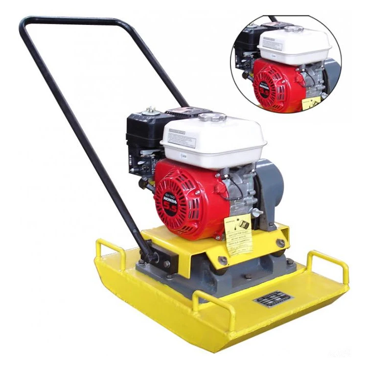 Construction gasoline vibratory plate rammer compactor