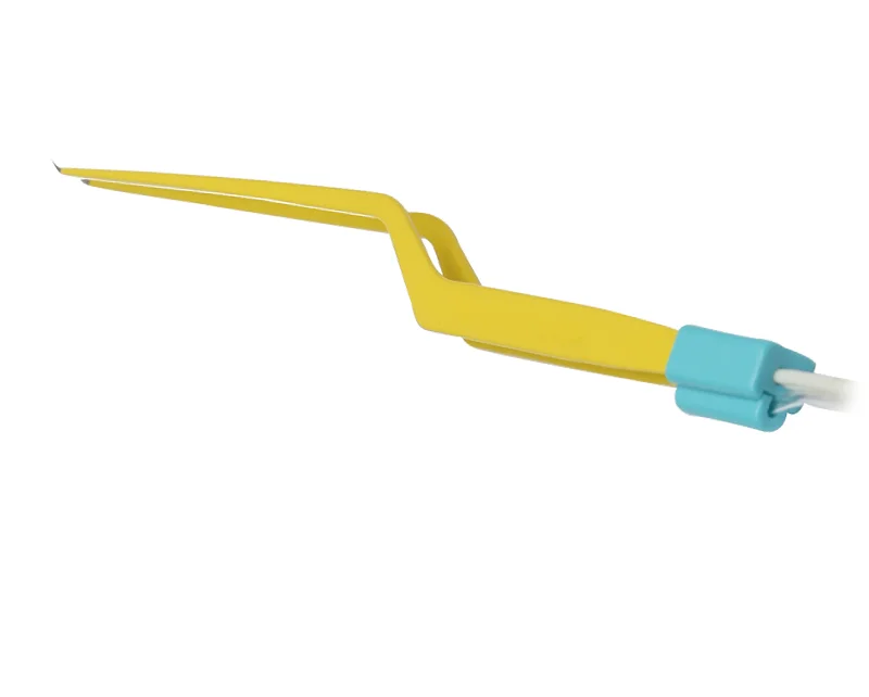 Disposable nonstick  bipolar electrocoagulation tweezer