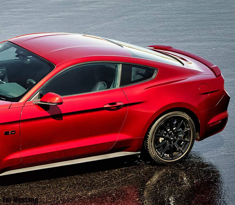 
ABS Spoiler Wing For 2005-2009 Mustang GT500 Style Flush Mount Rear Spoiler 