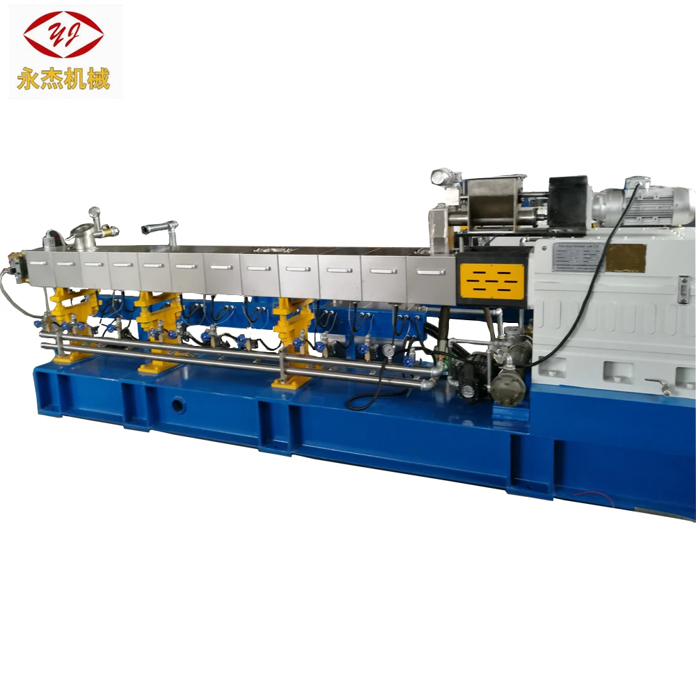 Double Screw plastic bottle recycling machine extruder machine plastic recycling