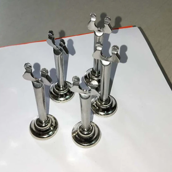 Stainless Steel Metal Tabletop Stand Menu Holder For Restaurant Wedding and Bar