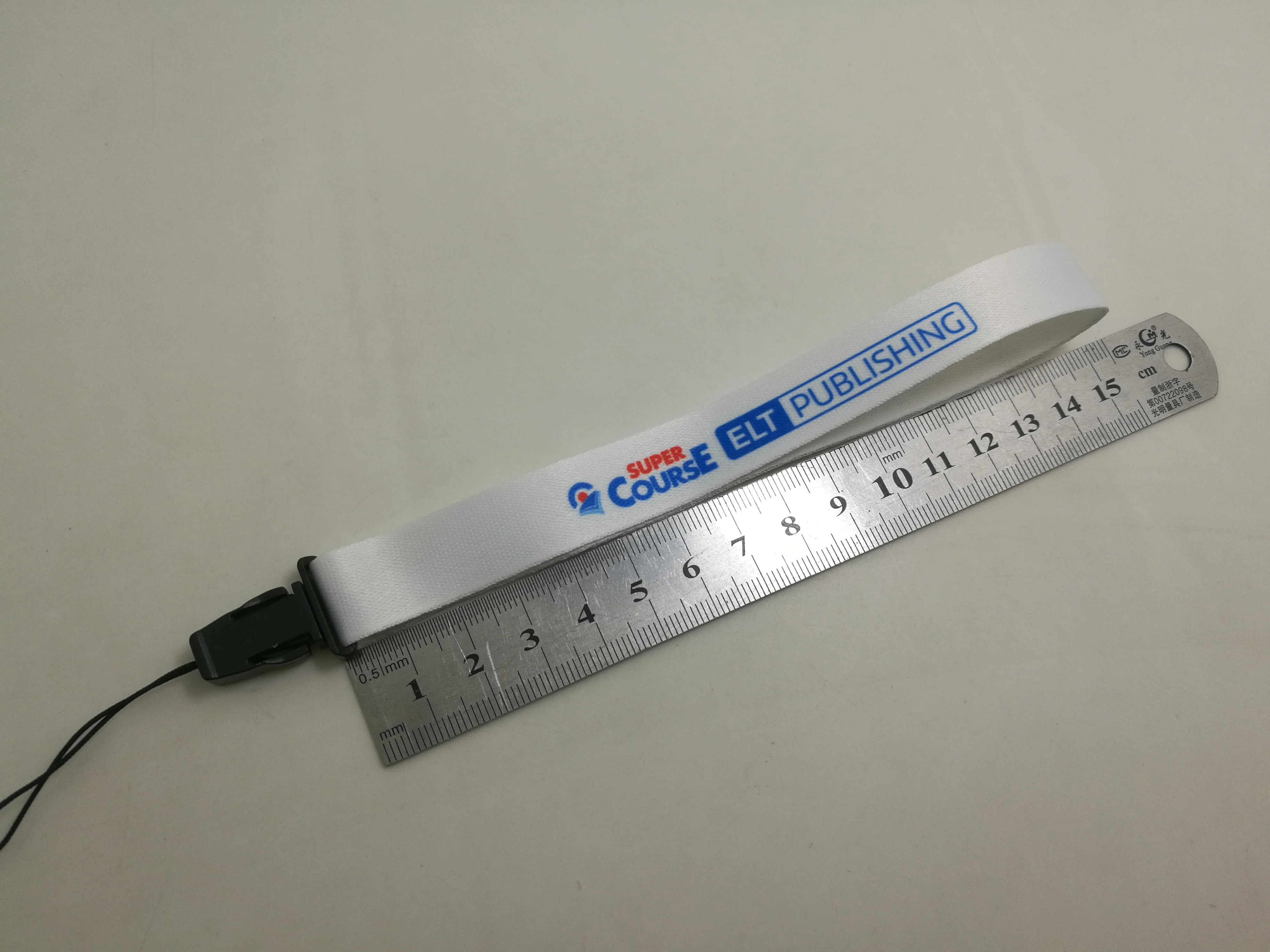 polyester wrist strap with detachable cell loop for Phone , USB /Key / Door card  / bus card