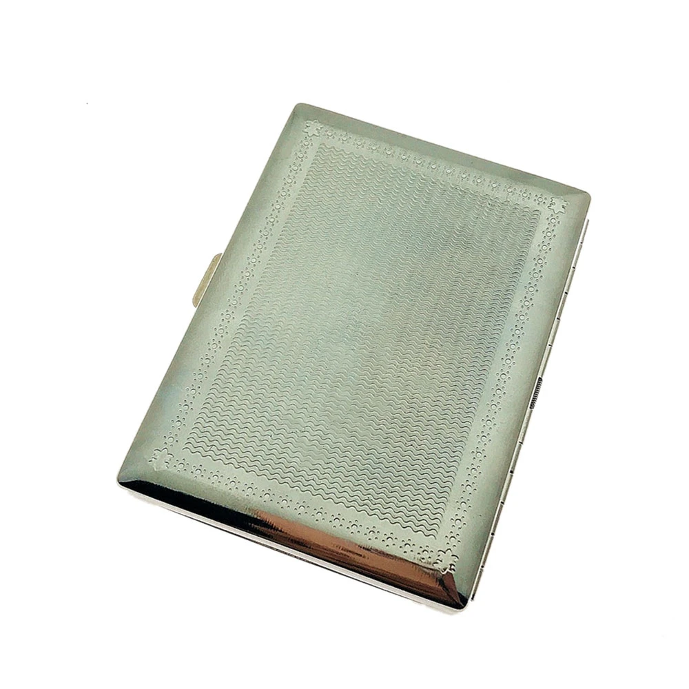 Водонепроницаемый прямоугольный металлический футляр для сигарет, коробка для табака для промо-подарка