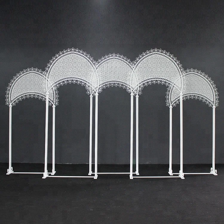 2018 new Star spring Iron art lace Screen backdrop wedding arch for wedding decorations