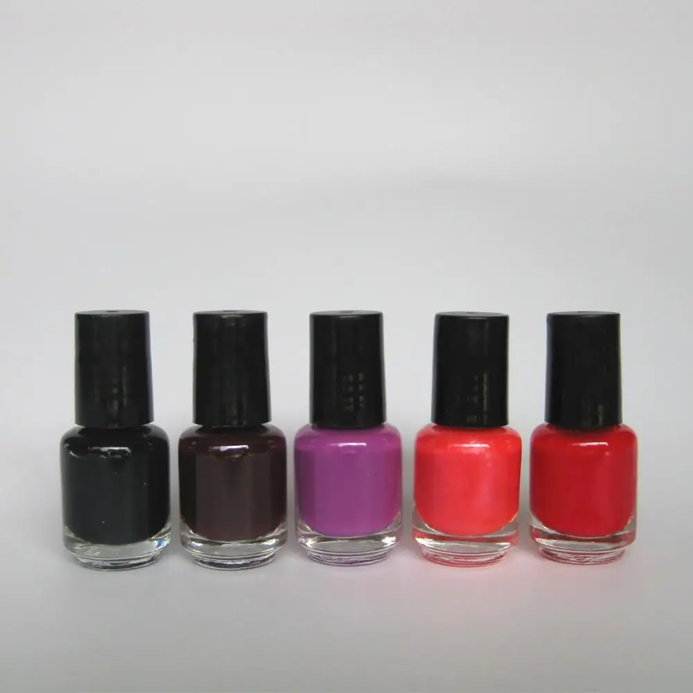 garson mini lovely fashion 4ml nail polish oem private label pure color uv/led lamp gel polish for nail salon