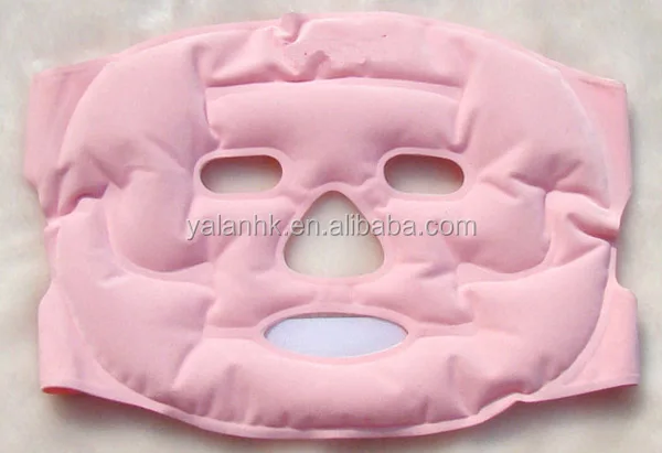 Tourmaline Magnetic Gel Face Slimming  Ice Beads Facial Mask Massage Mask Magnetic Therapy Gel Face Slimming Pink Massage Mask