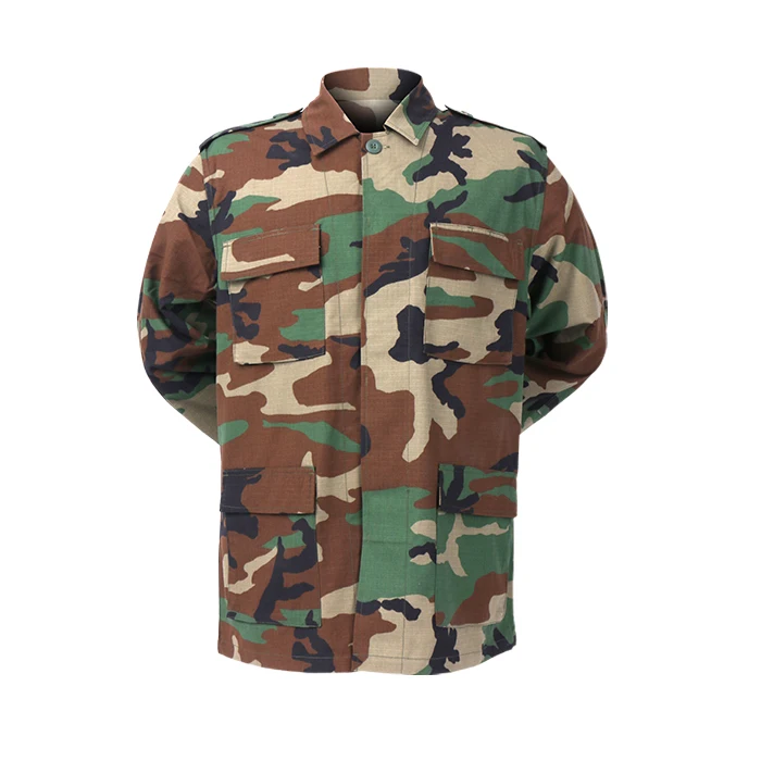 AA002 Camouflage Clothing Tactical Uniform Combat Hunting Suit BDU Training Jacket&pants Battle Dress Uniform