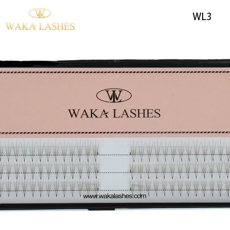 Slim curling knot free eyelash flare under pre fan volume lashes