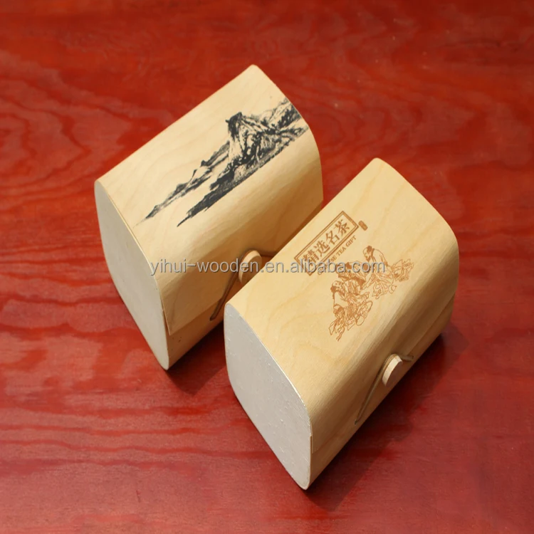 nature wood tea box gift box for storage and packaging