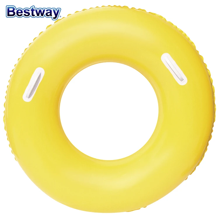 Hot Sale Customize Summer Floating Swim Inflatable Swim Ring Size With Handle