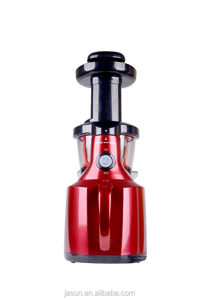 (Stock in USA)Homeleader slow juice extractor 150-Watt for all fruit and vegetable, cool bright red