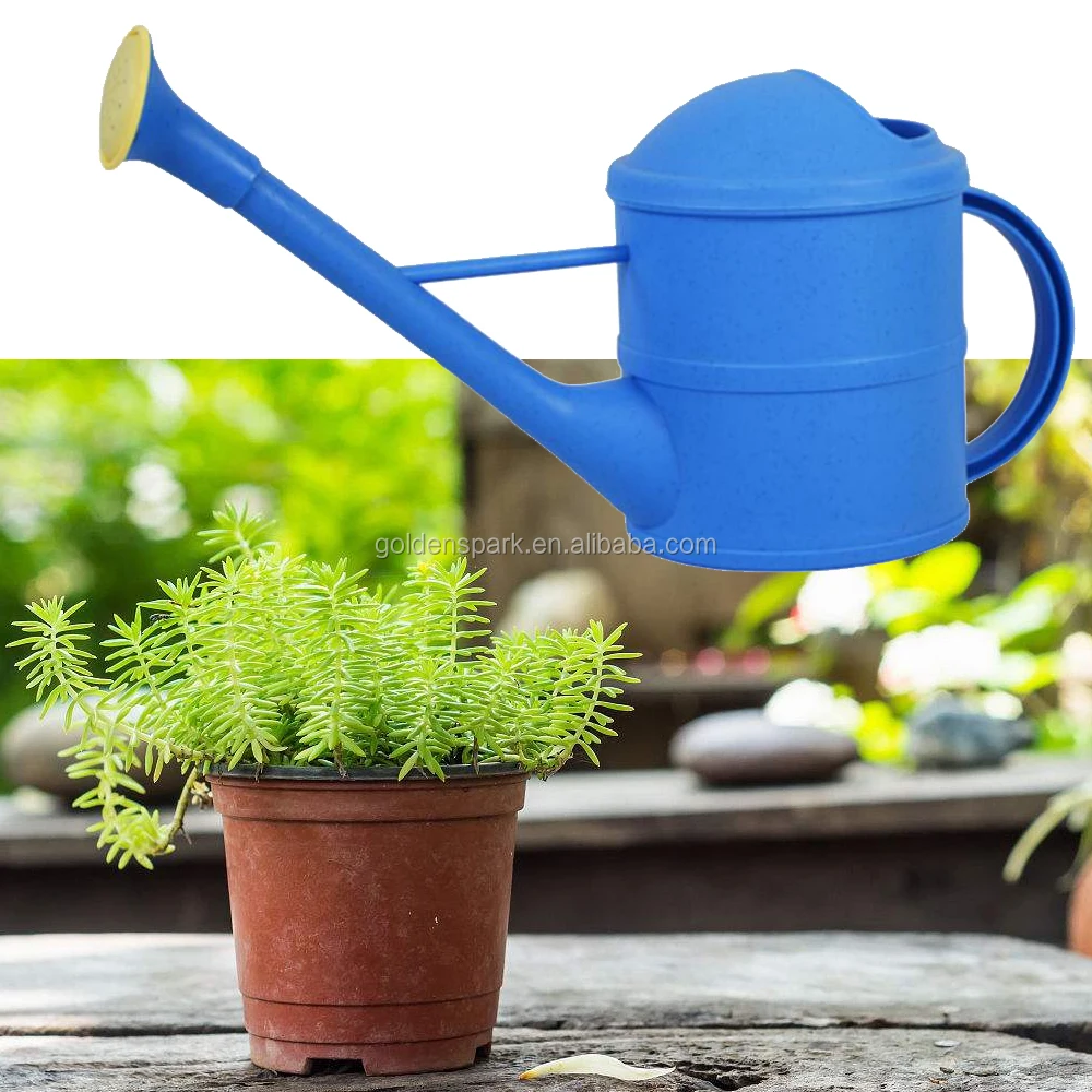 Plastic Durable Watering Can Long Spout Flower Gardening Tools Stylish Handy 1.6L