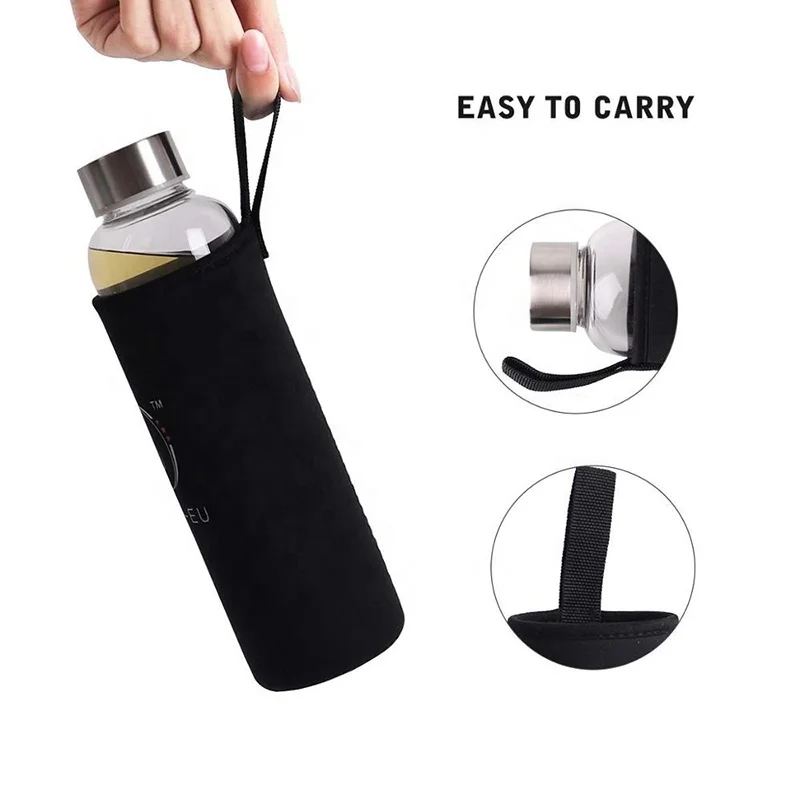 High Quality Neoprene Glass Water Bottle Sleeve For Bottle Protect