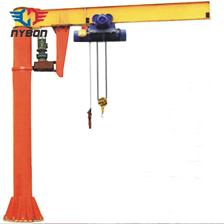 
Pillar fixed jib crane with dwg format drawing 