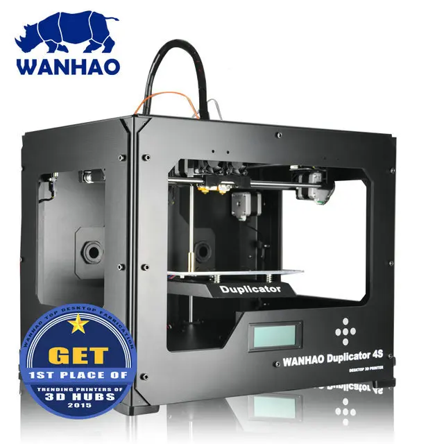 Wanhao Duplicator 4 Daul extruder 3D printer for peek 3D printing machine