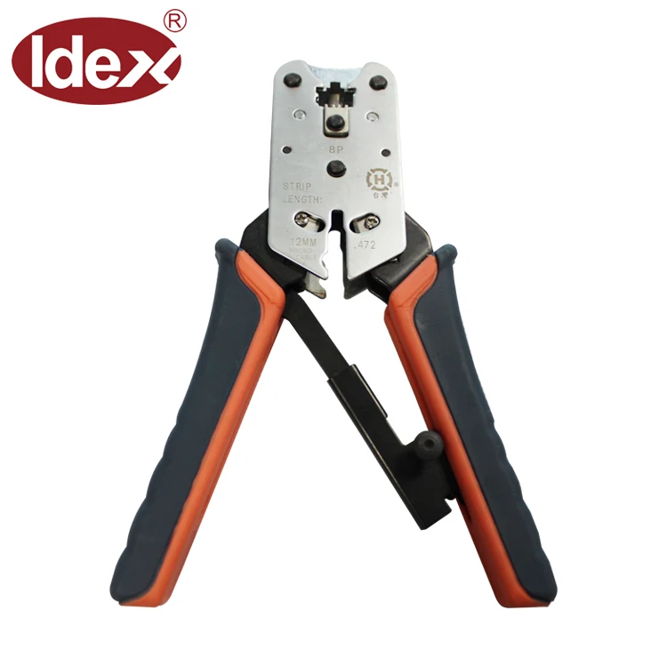 Network Cat6 RJ45 cable lug Crimping Tool network cable crimp tool for Flat and Round cable