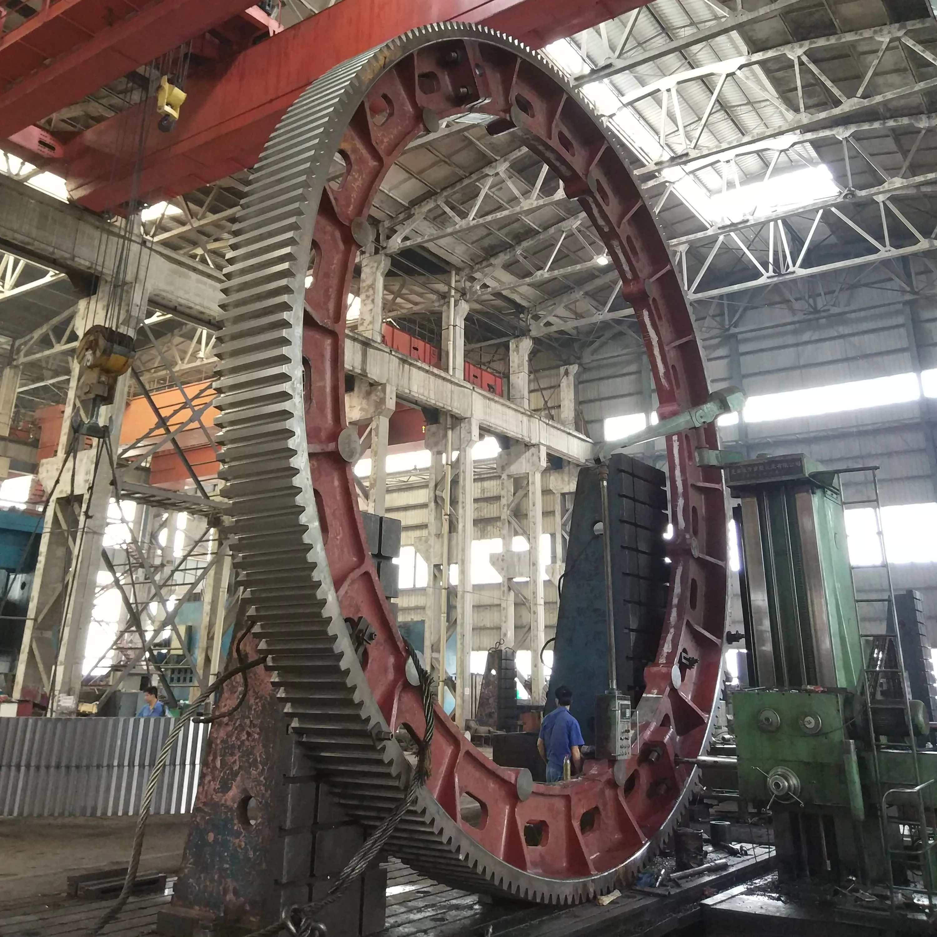 ЧПУ фрезерная обработка литейная стальная Цементная Мельница двойная спиральная индивидуальная Звездочка зубчатая кованая Шестерня маховое