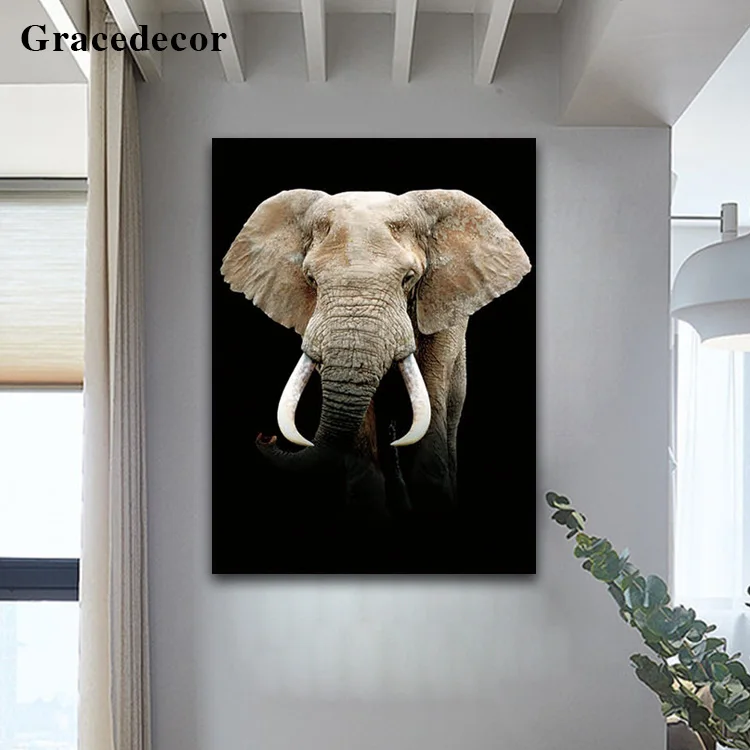 Wholesale Elephant Picture Animal Wall Art Painting