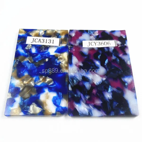 Economical tortoise celluloid sheets celluloid resin plate for glasses acetato de celulosa precio