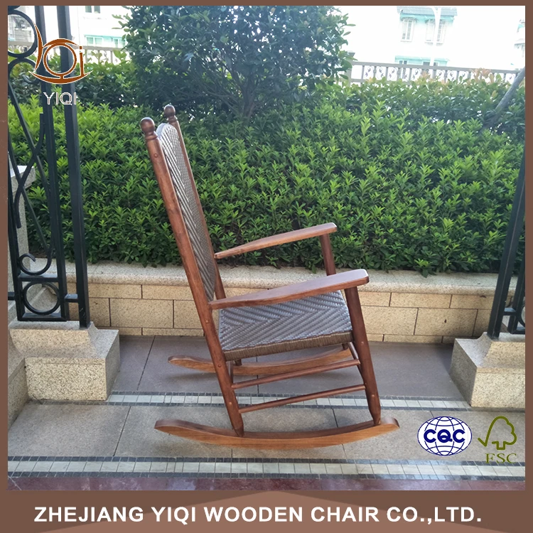 
Unfinished KD Antique Wicker Rocking Chair 