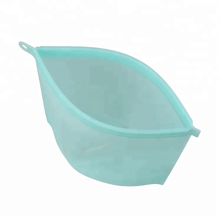 Wholesale durable waterproof sandwich reusable silicone ziplock bags for food