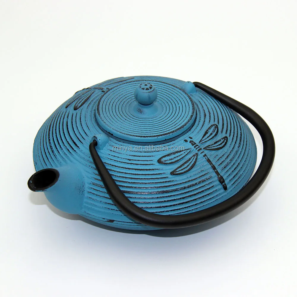 Dragonfly enamel cast iron teapot colour teapot 900ml china teapot