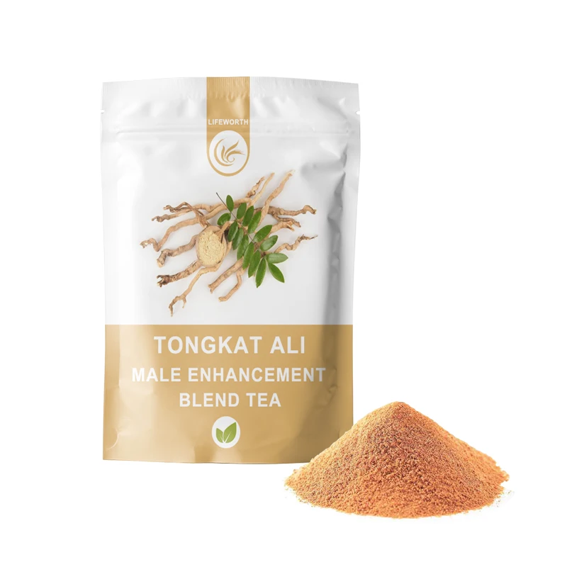 Lifeworth thai flavored tongkat ali instant premix tea bag korean ginseng Maca Ginseng Extract power health tea