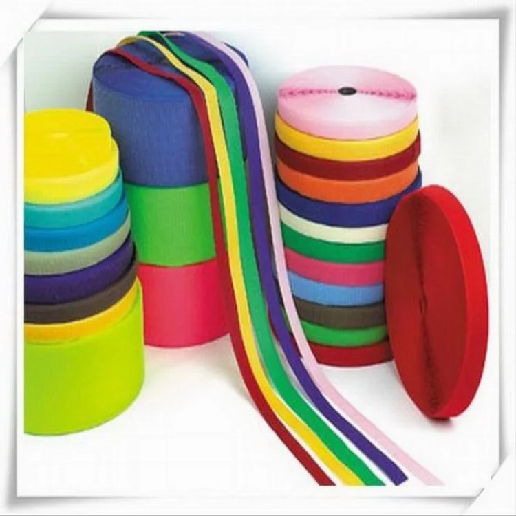 Factory 100% Nylon special iron on heat hook and loop fabric