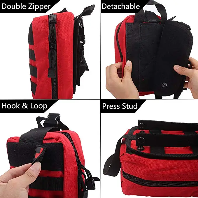 Factory IFAK MOLLE Pouch with Stop The Bleed Kit First Aid Combat Survival Kit Outdoors