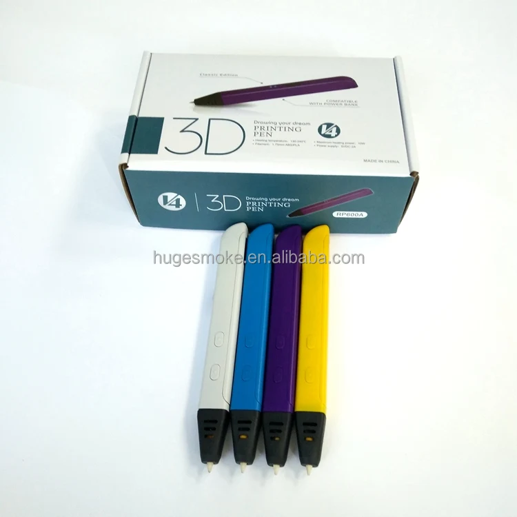 3d pen rp600a for children 3d drawing pen V4 with free ABS/PLA filament for printer