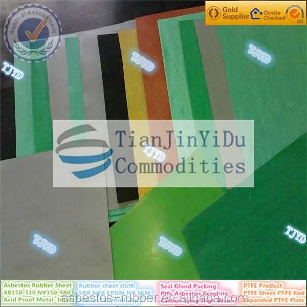 oil resistant non-asbestos rubber gasket sheet