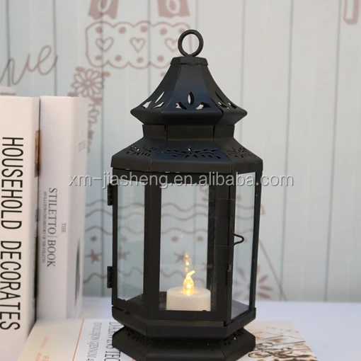 New Vintage Moroccan style Antique Wedding favor hanging metal candle lantern