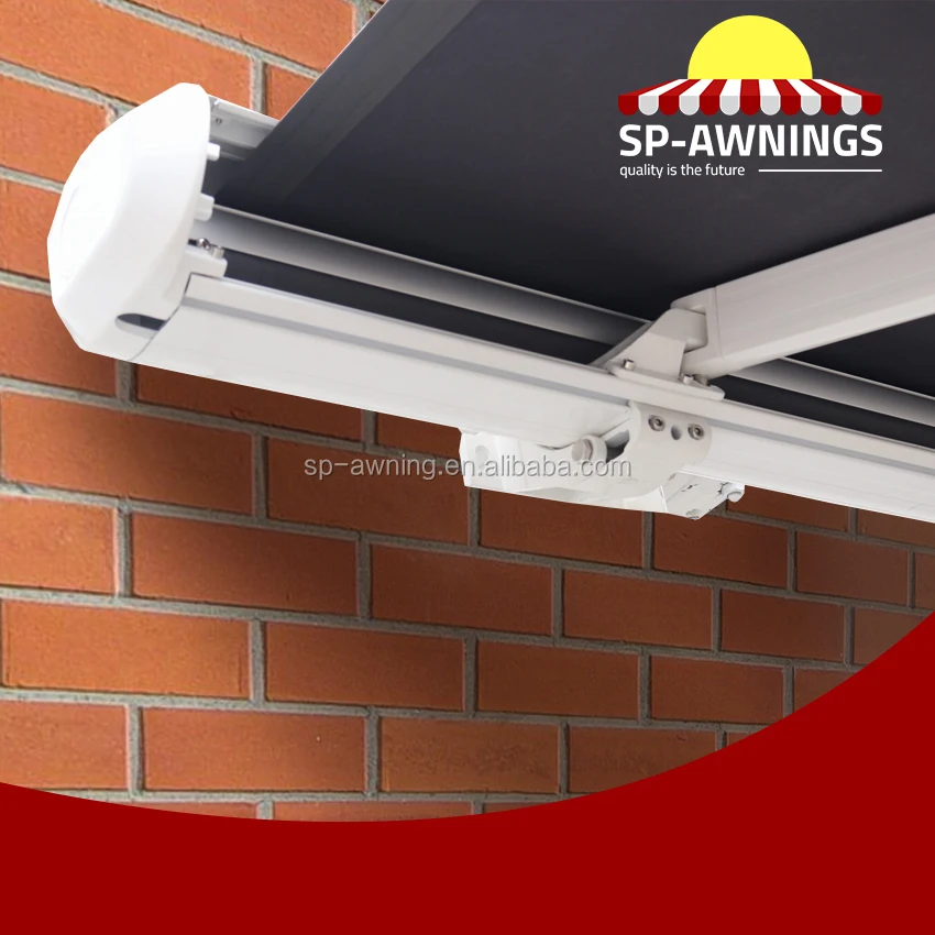 
4 * 2,5 NewYork BEST QUALITY Full Cassette Retractable Awning motorsized remote control aluminum 