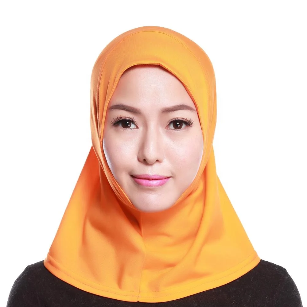 
Wholesale cheap price new style polyester dubai short scarf women sport mini hijab 